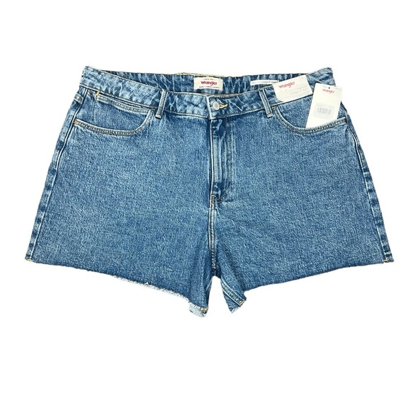 Wrangler High Rise Vintage 4 Shorts - Picture 1 of 16